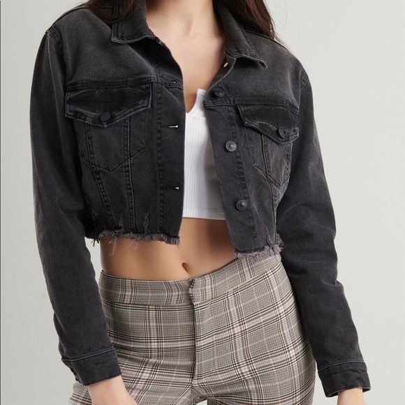 BNWT Garage Cropped Denim Jacket - Picture 3 of 3